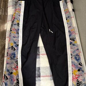 Free People High Waist Cropped Jogger Floral Strips